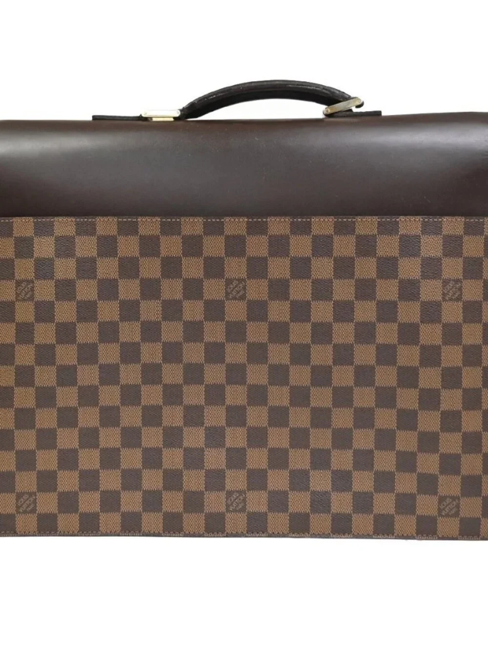 LOUIS VUITTON Altona GM Business Hand Bag Damier Ebene Leather